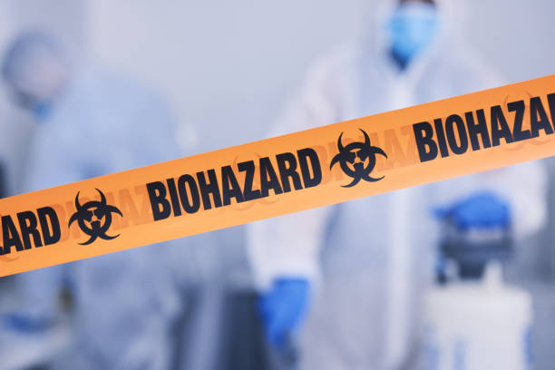 Professional Biohazard Cleanup technician working in Hanford, CA